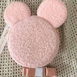 Stoney clover lane Pink Fuzzy Ear-Shaped Bag